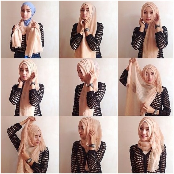 One-Sided Hijab Style – ZeeWish.pk