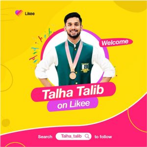 Likee promoting National Talent with Talha Talib ZeeWish