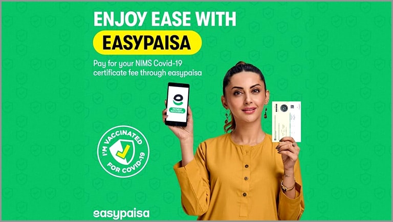 COVID-19 Vaccination Certificate through Easypaisa