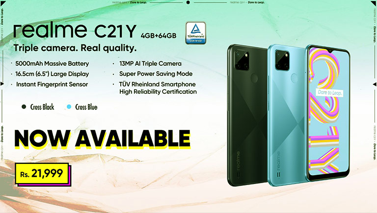 realme C21Y Now Available in Pakistan ZeeWish