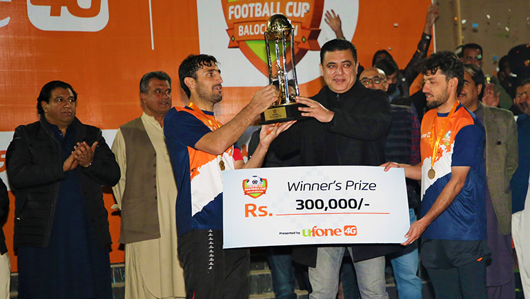 Muslim Club Chaman wins Ufone Football Cup