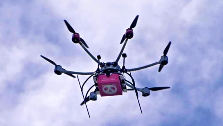 foodpanda launches food delivery by ‘Pandafly’ drones