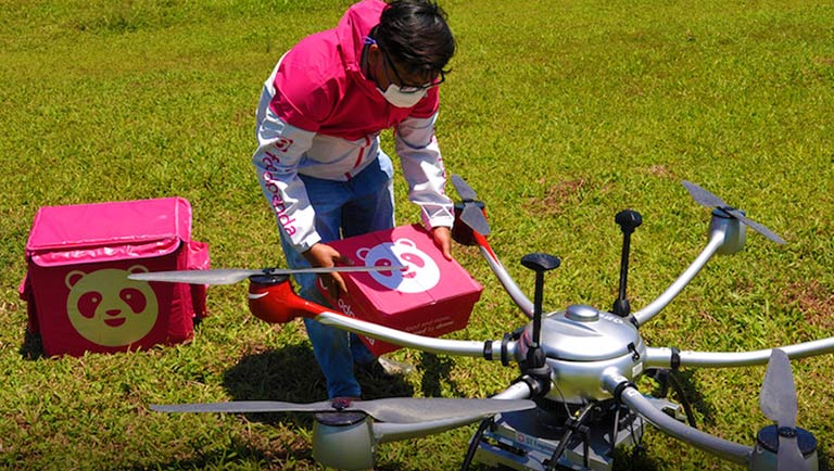 foodpanda launches food delivery by ‘Pandafly’ drones