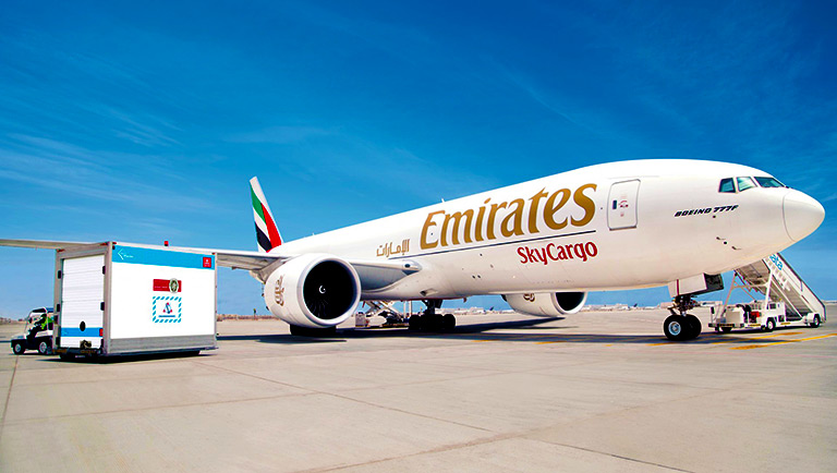 Emirates SkyCargo transports 600 million doses of COVID-19 vaccines