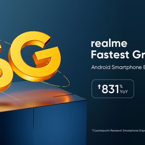 realme - Fastest Growing 5G Android Smartphone Brand