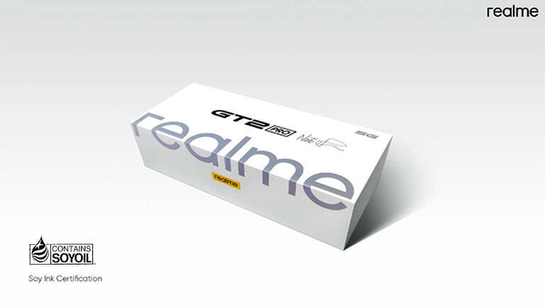 Recyclable Packaging of realme GT 2 Series