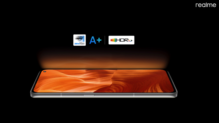 The screen of realme GT 2 Pro received a DisplayMate A+ grade and HDR10+ certification.
