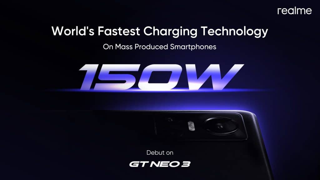 World’s Fastest Charging in the realme GT Neo 3