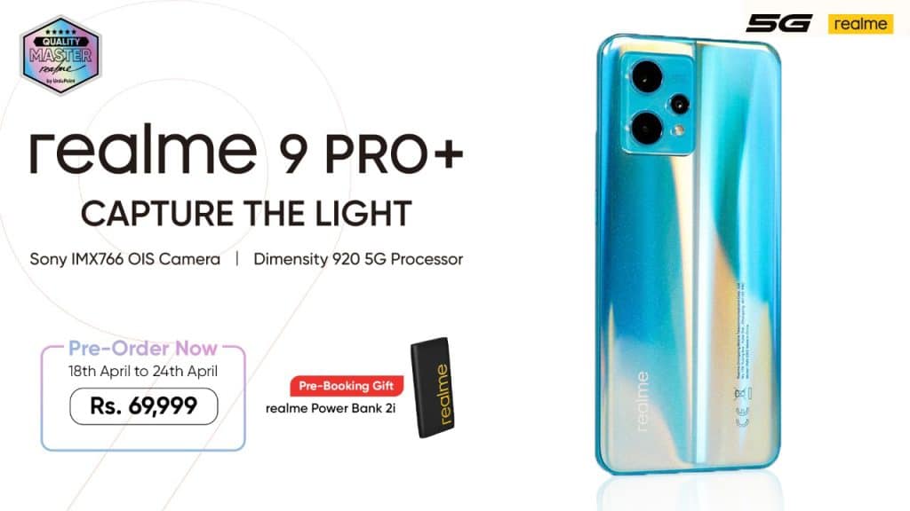 realme 9 Pro+ Opens for Pre-orders