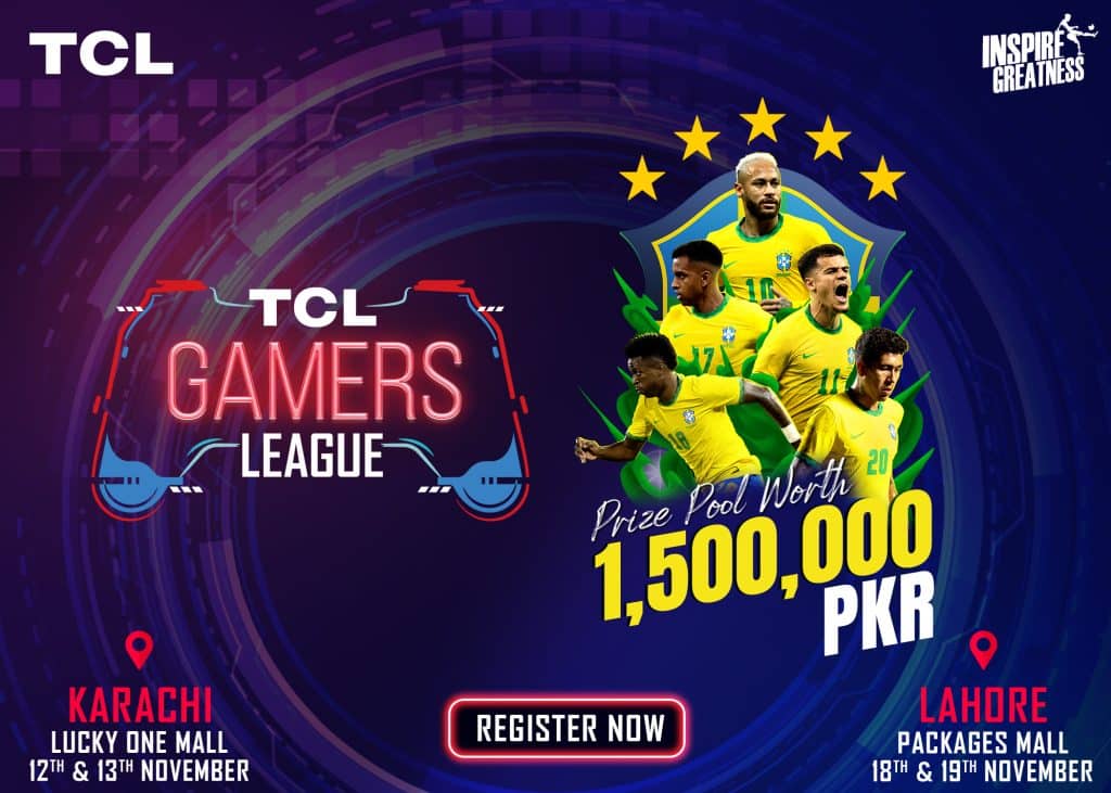 Gamers, Be Ready! As TCL Brings the Biggest eSports Football Gaming Competition with a massive prize of over PKR. 1.5 million￼￼￼