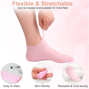 ZeeWish Anti-Slip Jelly Socks for Women & Men