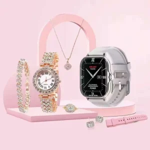 A58 Plus Smart Watch Set for Girls