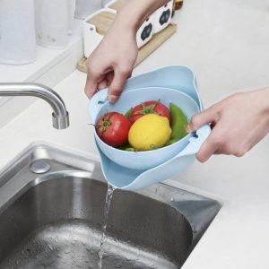 Double Layer Drain Bowl Basket