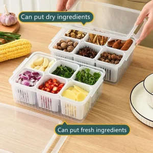 Fridge Vegetable Organizer Bin