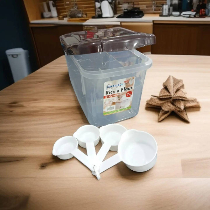 Household Rice & Flour Container – 7KG - Image 2