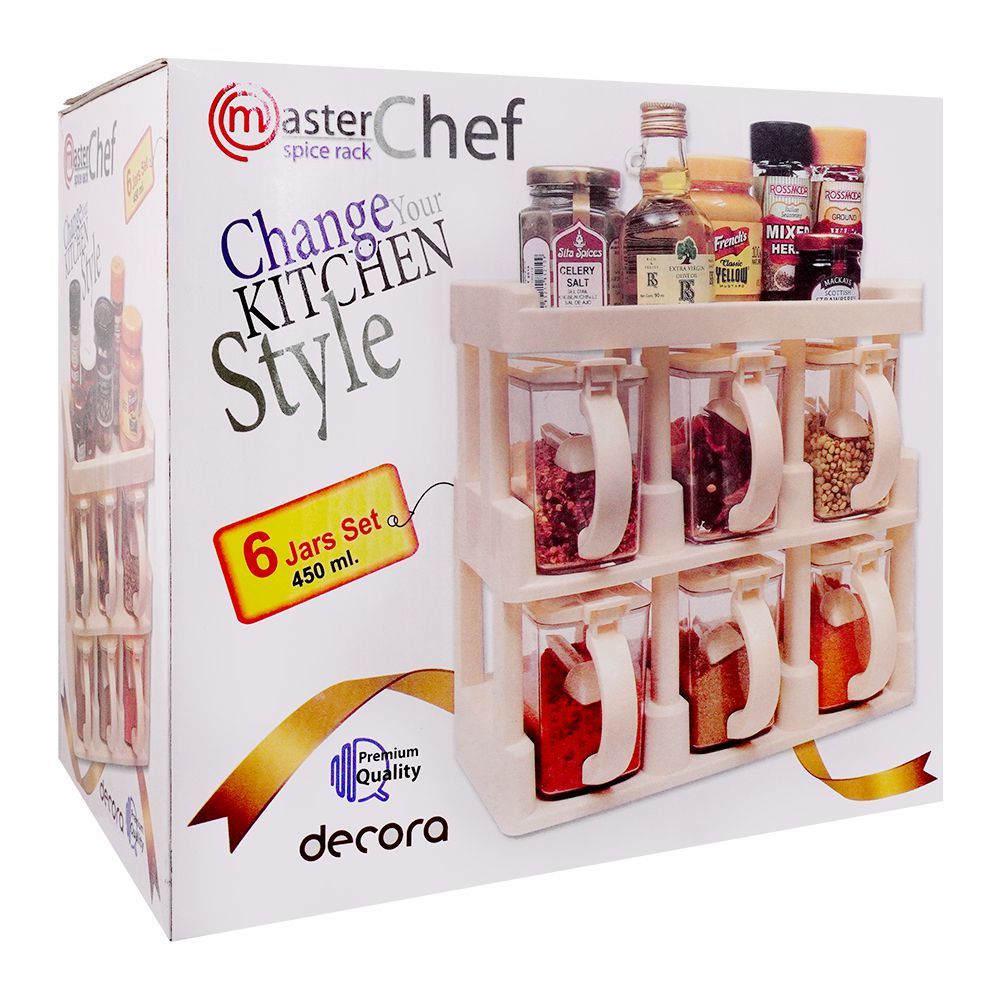 Spice Jars Set With Rack - Image 2