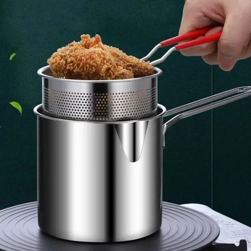 Mini Stainless Steel Deep Fryer Pot - Image 5