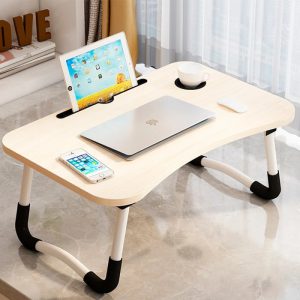 Foldable Laptop Table with Cup Holder