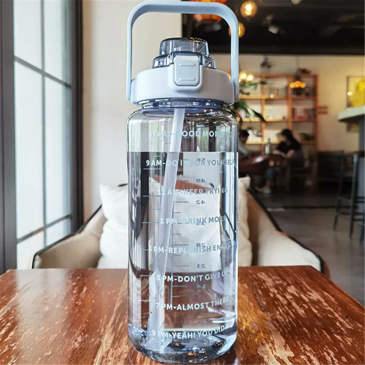 Transparent Drinking Water Bottle 2L - Image 2