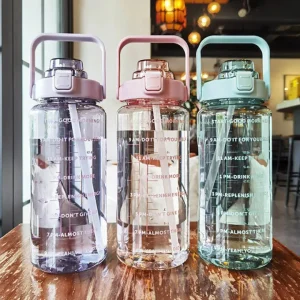 Transparent Drinking Water Bottle 2L